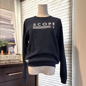 🐴 Navy Women's SCOPE Jumping Sweatshirt. Size Small 🐴